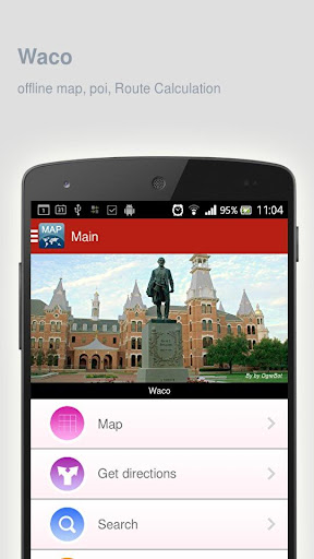 Waco Map offline