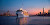 Quantum of the Seas in New York Harbor at twilight. 