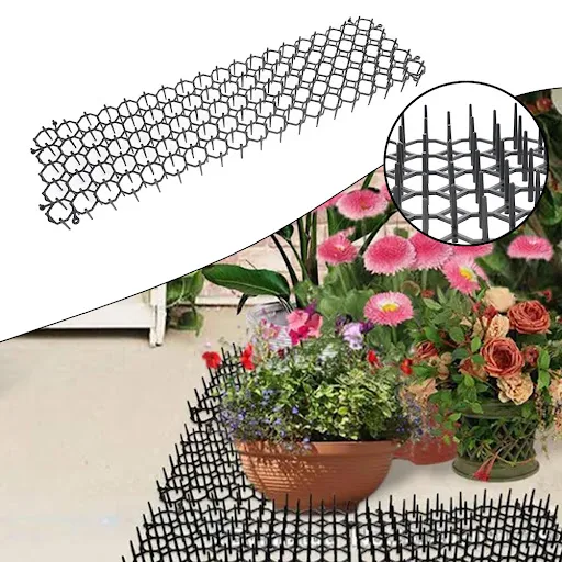 Gardening Cat Scat Mat Repellent Mat Anti-Cat With Prickle Strips Spikes Straps Deterrent Keep Cat Dog Away Digging Pet 