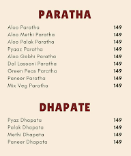 Hey Paratha menu 2