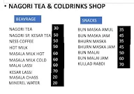 Nagori Tea & Coldrink House menu 1