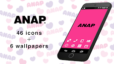 アイコンきせかえ アナップ Anap オシャレな壁紙付き Androidアプリ Applion