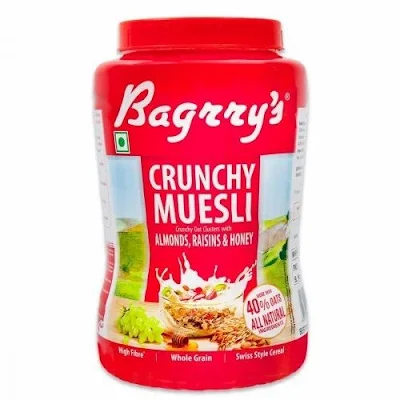 Bagrrys Crunchy Muesli - Almond Raisins And Honey - 1 kg