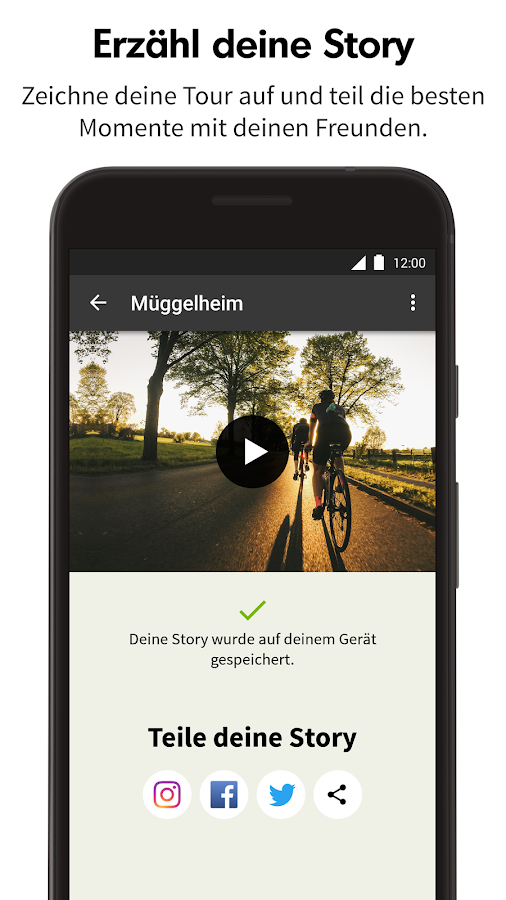 beste fahrrad und wander app