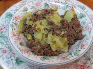 Hamburger & Cabbage