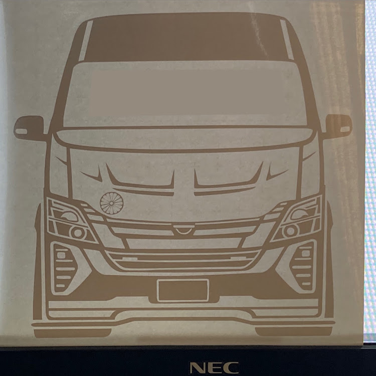 NV350キャラバンの✋一時停止は確実に速度は控えめに・横断歩道付近では徐行運転を❣️・🚰屋外水道には凍結防止対策を・🚐カッコいい車のステッカー✂︎に関するカスタム事例の投稿画像1枚目
