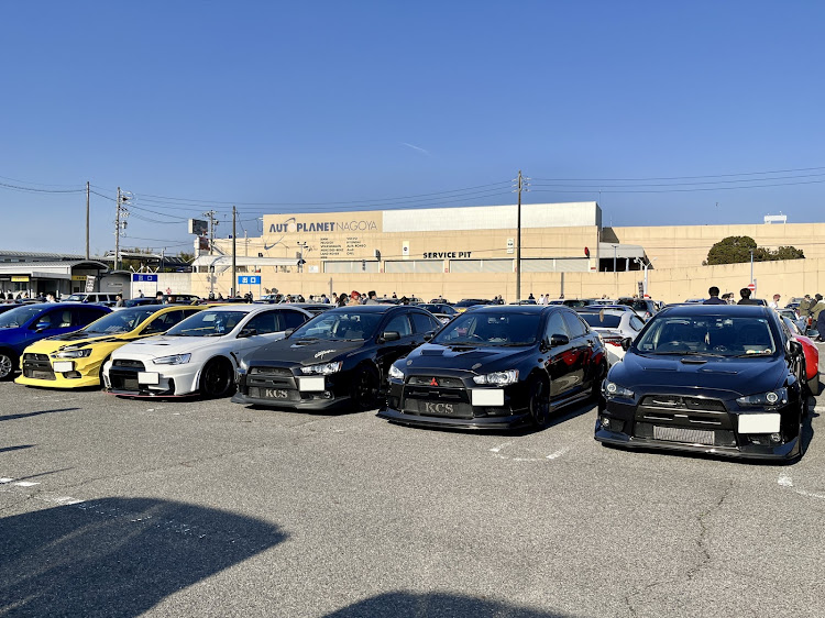 ランサーエボリューションのランサーエボリューションＸ・CZ4A・4B11・Cars & Coffee in オートプラネット名古屋・オートプラネット名古屋に関するカスタム事例の投稿画像1枚目