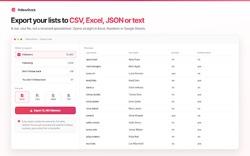 FollowStack – Social Tools for Desktop screenshot 5