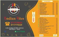 Indian bites menu 2