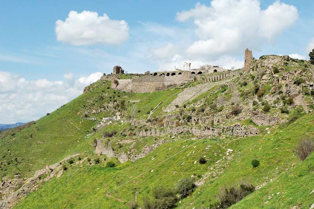 Pergamum Acropolis from Below Theater