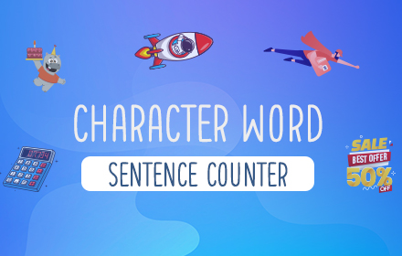 Character, Word, Sentence Counter small promo image