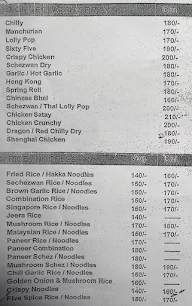 Shubdum Chinese Corner menu 3