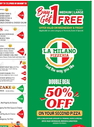 La Milano Pizzeria menu 2