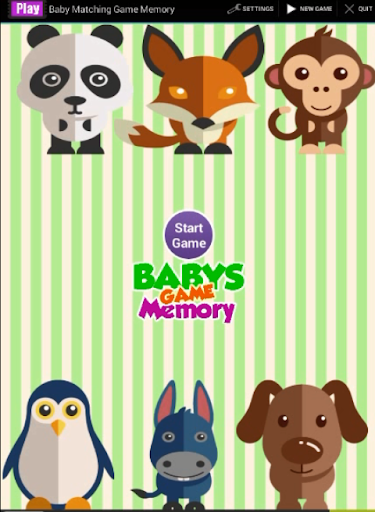 Baby Matching Game Memory