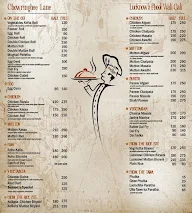 Bong Street Cafe menu 1