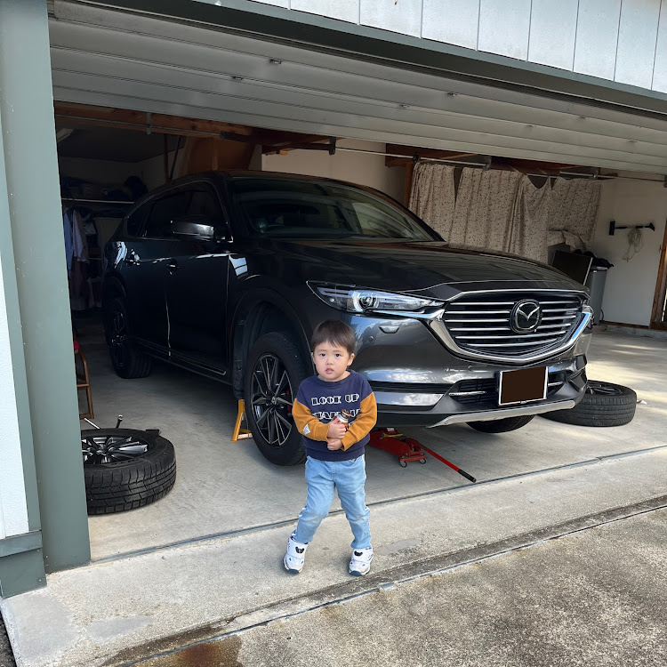 CX-8のタイヤ、ホイール交換に関するカスタム事例の投稿画像2枚目