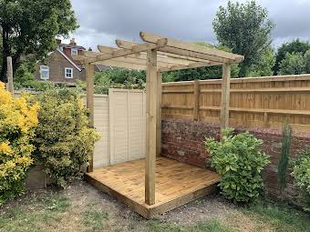 Wooden Pergola & Timber Decking  album cover