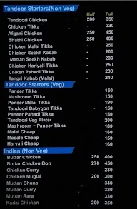 Spicy Kasba Restaurant menu 4