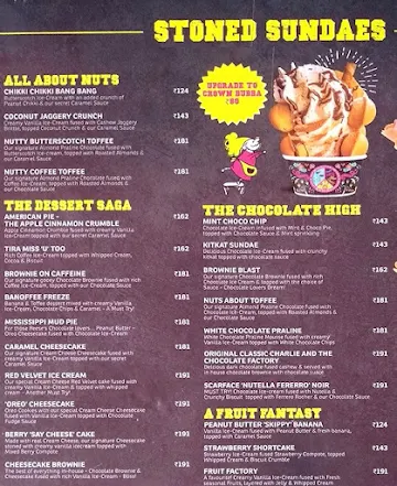 Oh So Stoned! menu 