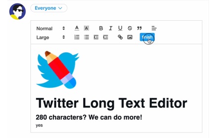 Twitter Long Text Editor small promo image