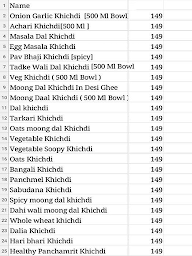 The Khichdi Junction menu 1