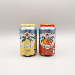 Canned San Pellegrino