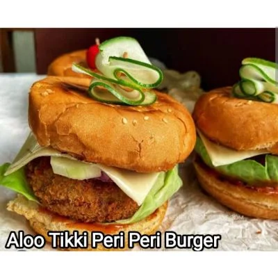 Aloo Tikki Peri Peri Burger