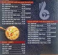B Rani. Biryani Hub menu 2