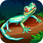 Iguana Lizard Survival Simulator 3D  Icon