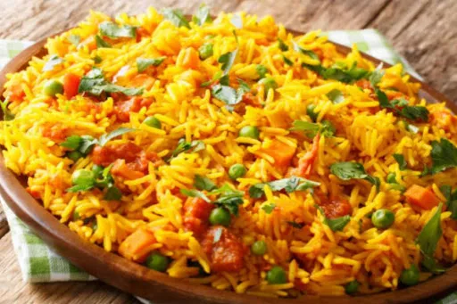 Veg Pulao With Raita