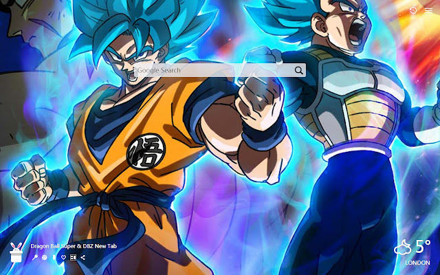 Dragon Ball Super & DBZ New Tab, Wallpapers H