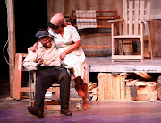 Tumisho Masha plays Troy Maxson and Khutjo Green his wife Rose in the play 'Fences' at the Joburg Theatre till February 28.