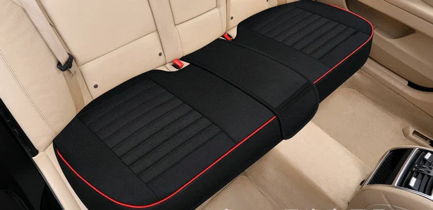 Leinen Autositzbezug Universal Atmungsaktiv für Limousinen & SUVs, Ultra-Luxus Autositzschutz, Ganzjahres-Sitzauflage für Vier-Türer
