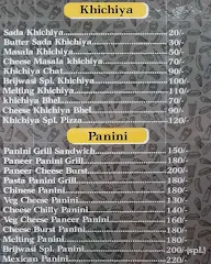 Brijwasi Sweets & Fast Food menu 2