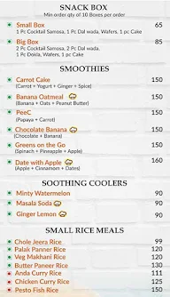 Happy Foods menu 4