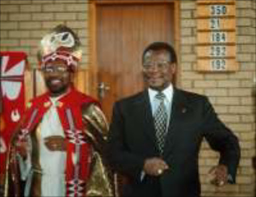 NOT FAIR: Bishop Manase Buthelezi. Pic. Lucky Morajane. 2507/00. © Sowetan.