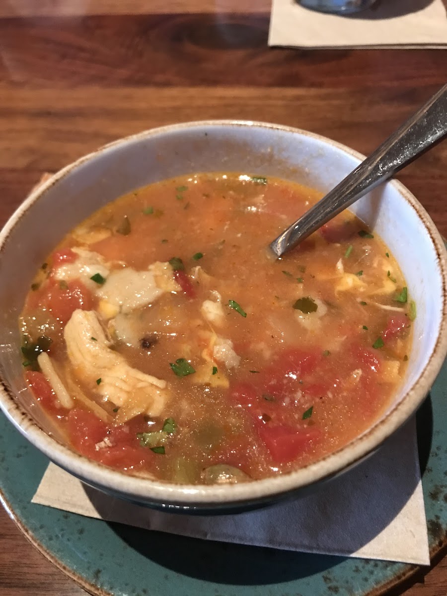 Gluten-Free Soup at Lazy Dog Restaurant & Bar