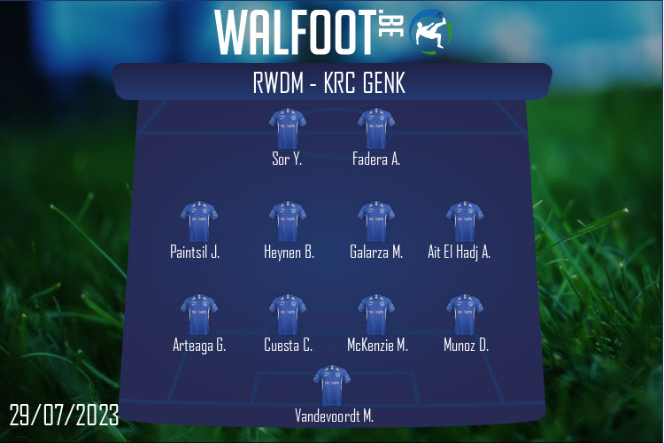 Composition KRC Genk | RWDM - KRC Genk (29/07/2023)