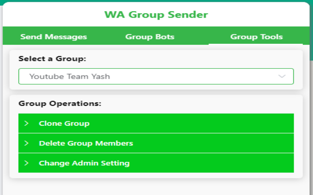 WA Group Sender Preview image 2