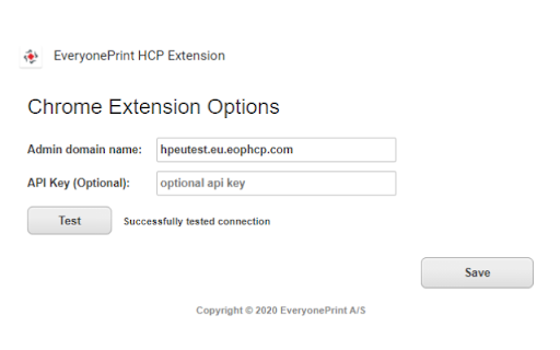 Chrome Extension Options 