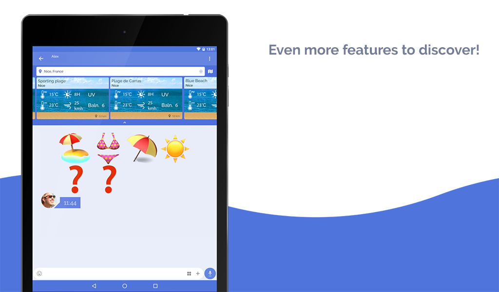    mood messenger - SMS & MMS messaging- screenshot  
