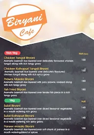 Biryani Cafe menu 2