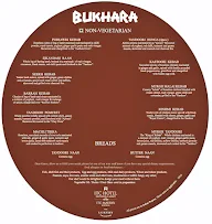 Bukhara - ITC Maurya menu 2