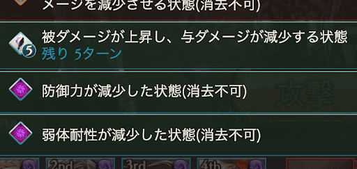 消去不可の固有弱体