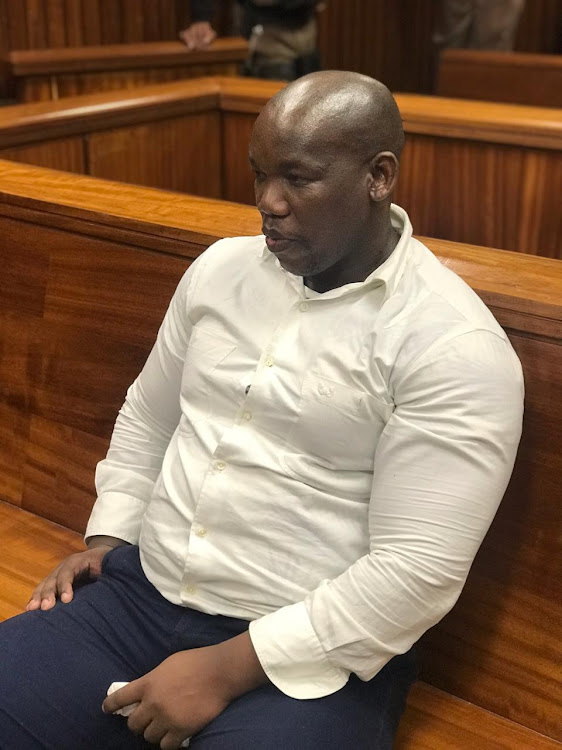 Luthando Siyoni, the man accused of being a middleman in the Jayde Panayiotou murder, in the Port Elizabeth High Court