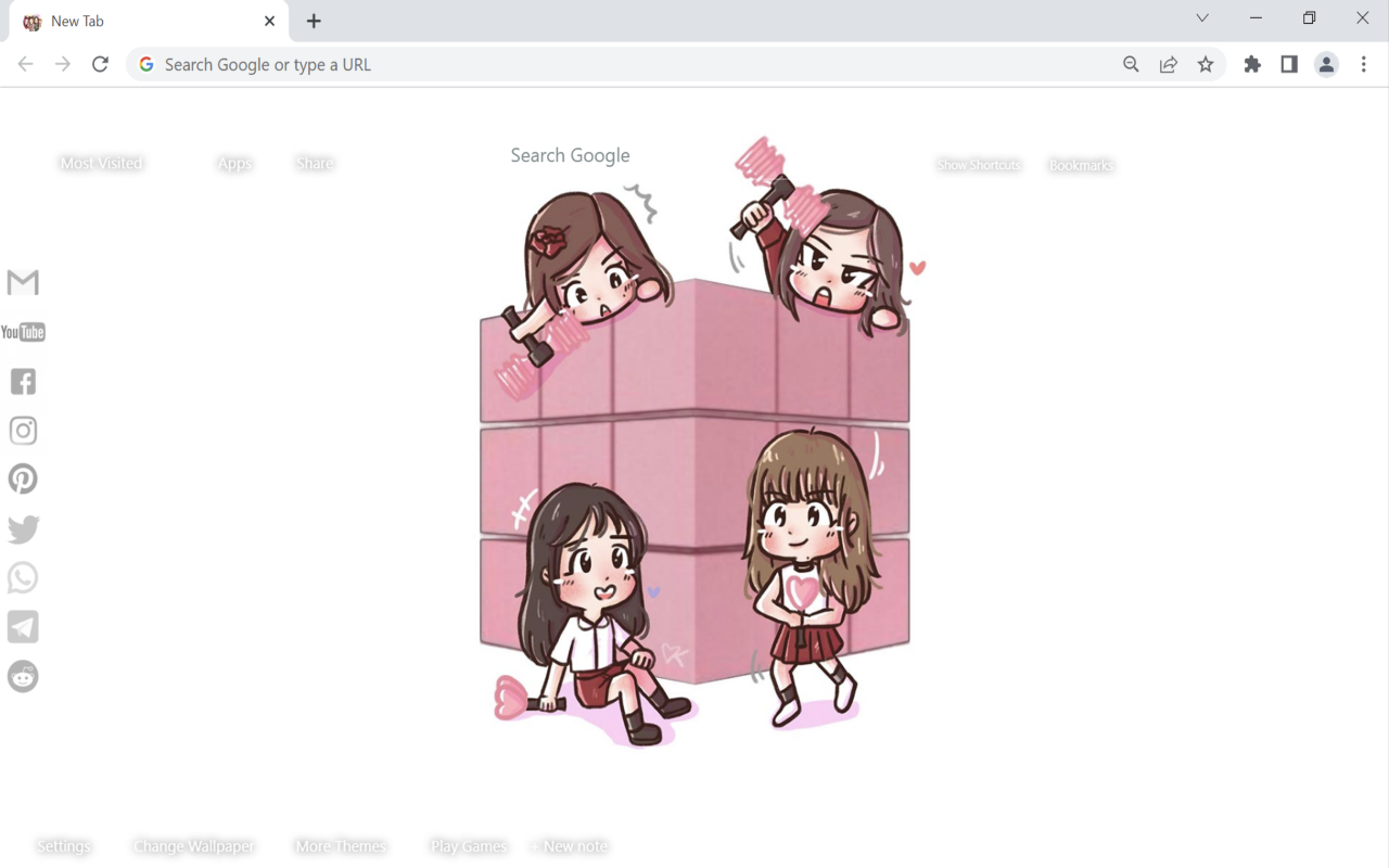 Blackpink Chibi Wallpaper Preview image 4