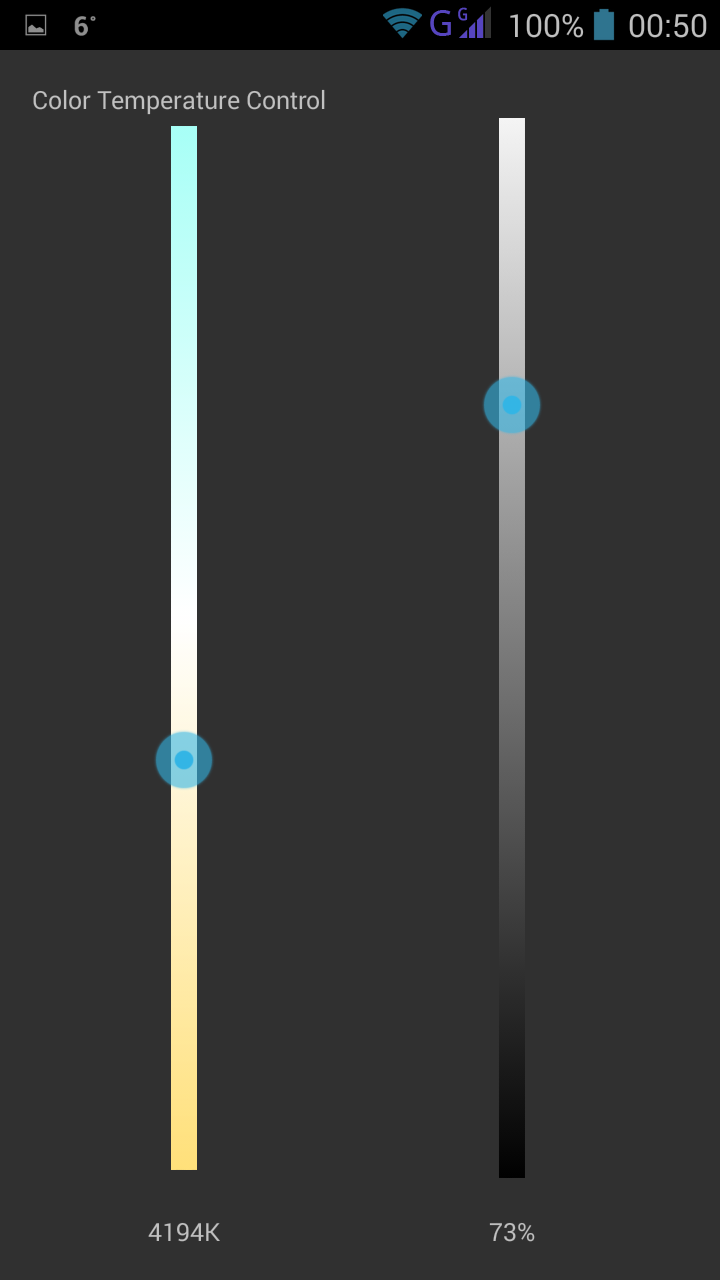 LiDroid for Lightify Screen 3
