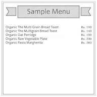 Organic Kitchen Cafe menu 1