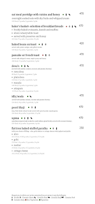 Monsoon - The Park Bangalore menu 4