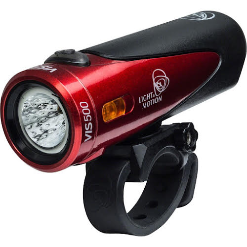 Light and Motion VIS 500 Rechargeable Headlight, Racer Red/Black